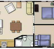 Cabin #3 floor layout